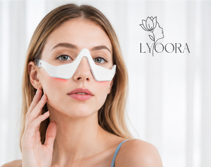Glow Eye Lift Duo — Vörösfény és EMS szemkörnyék-feszesítő