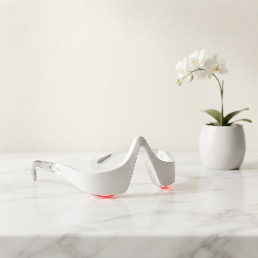 Glow Eye Lift Duo — Vörösfény és EMS szemkörnyék-feszesítő